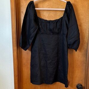 DISSH Black Linen Dress